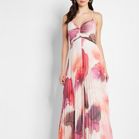 Printed Watercolor Maxi Dress (Wedding Guest) - Picture 2 of 7